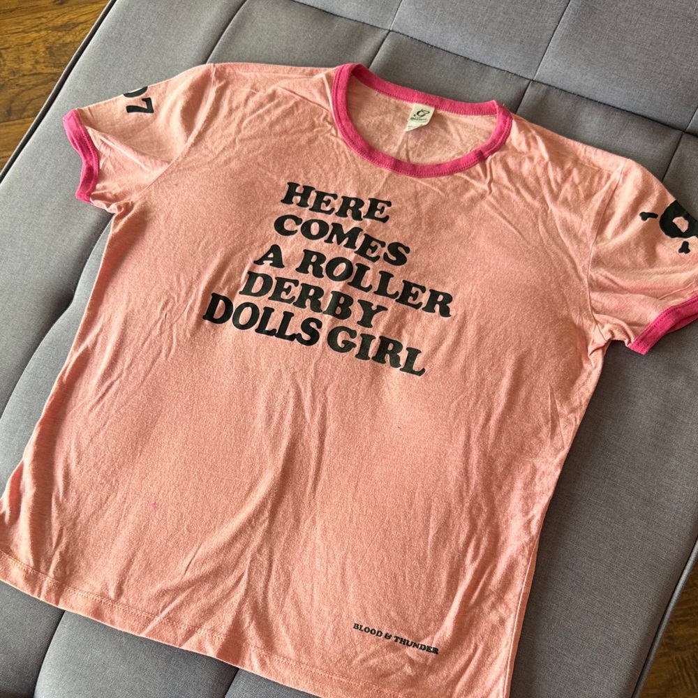Gaziani Women's Pink Short Sleeve Crewneck Tee